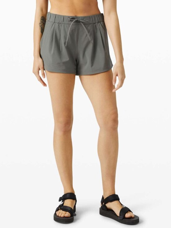 lululemon athletica Pants - Lululemon Stroll at Sundown Short 3" | Grey Sage | Size 10